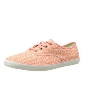 Keds  Women's Champion Botanical Leaves Sneakers, Peach  Size 8   retail $60 NIB
